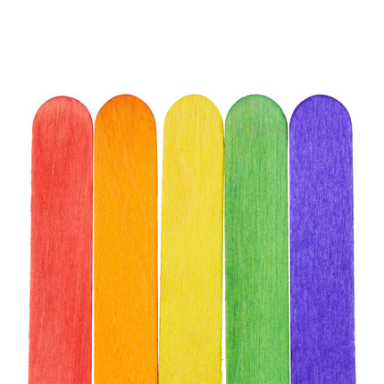 Colourful Wooden Sticks Set of 500