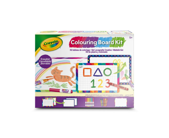 Colouring Board Kit for Kids, Includes Markers and Paper