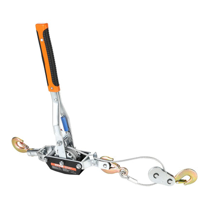 Come Along Winch 5 Ton, 3.5 m Steel Cable, 3 Hooks