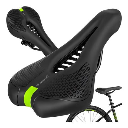 Comfortable Bicycle Seat with Cushioning Foam, 28x14cm