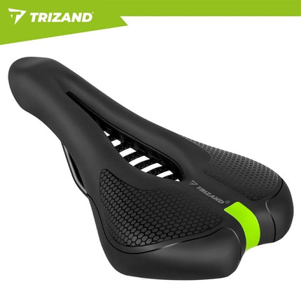 Comfortable Bicycle Seat with Cushioning Foam, 28x14cm