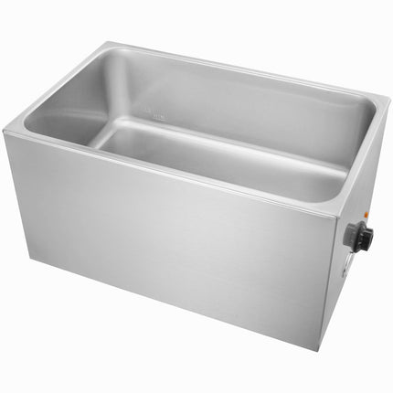 Commercial Bain Marie Food Warmer, 18L, 1200W Stainless