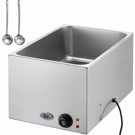 Commercial Bain Marie Food Warmer, 18L, 1200W Stainless