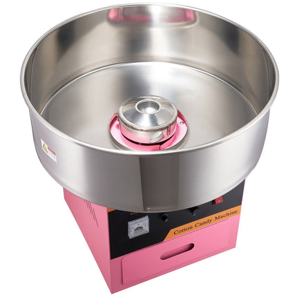 Commercial Cotton Candy Machine, 1000W, Pink