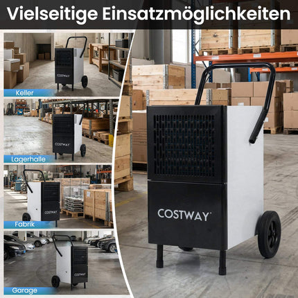 Commercial Dehumidifier 60 L/Day, Pump, 200 m²