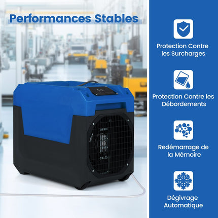 Commercial Dehumidifier 66 L/Day, Pump Drain, 167 m²