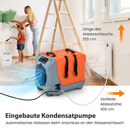 Commercial Dehumidifier 85L-Day, Pump, 24H Timer