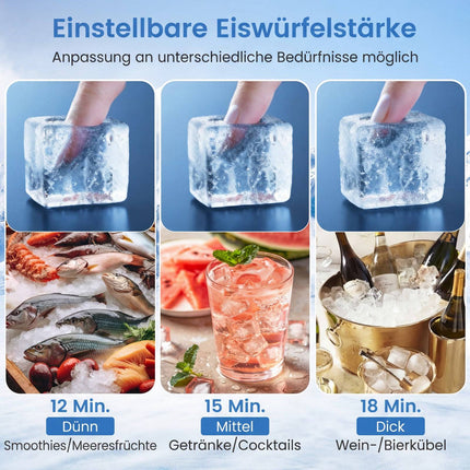 Commercial Ice Maker, 25-30 kg/Day, Stainless Steel