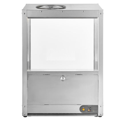 Commercial Nacho Chip Warmer, 80L, Stainless Steel; Warming Light