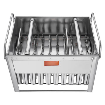 Commercial Popsicle Molds, 40-Cavity Stainless Steel with Sticks