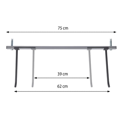 Commercial Steel Mat Rack – Holds 30 Mats