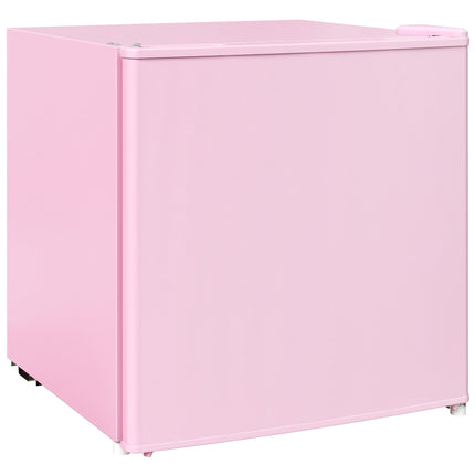 Compact 35L Freezer with Reversible Door, Pink