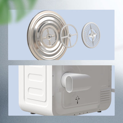 Compact 4kg Front Load Dryer with Stainless Drum, 800W