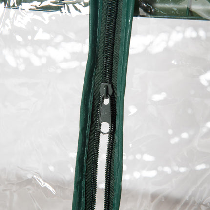 Compact Balcony Greenhouse with Shelves, Weatherproof, 125 cm