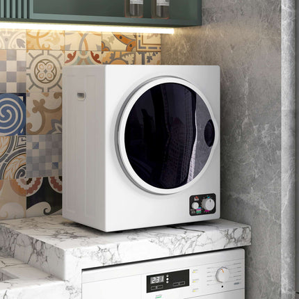 Compact Clothes Dryer, 360 Turbo Drum, 4kg Capacity
