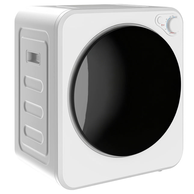 Compact Clothes Dryer, 4kg, 5 Programs, 800W/400W, White