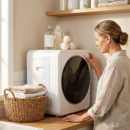 Compact Clothes Dryer, 4kg, 5 Programs, 800W/400W, White
