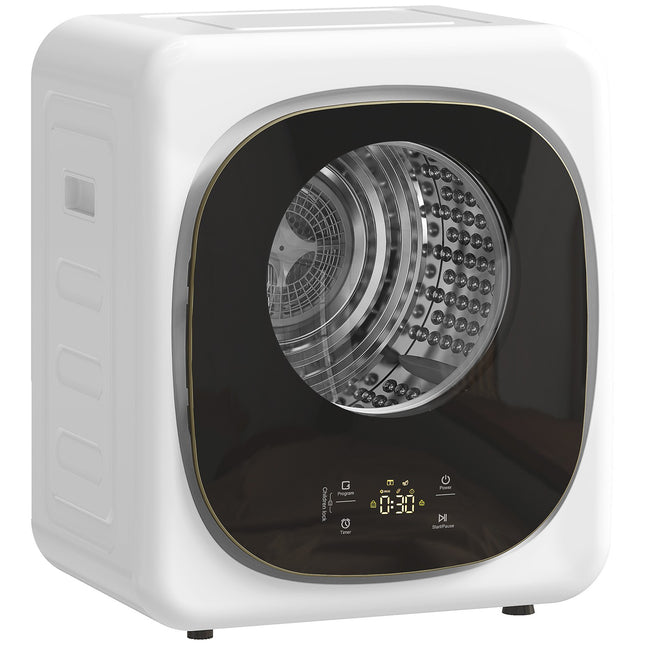 Compact Clothes Dryer, 4 kg Capacity, 5 Modes, Timer