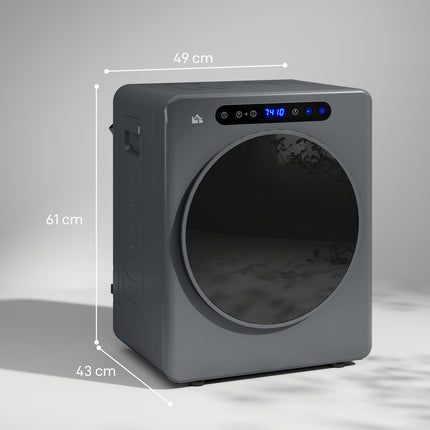 Compact Clothes Dryer, 4kg Capacity, 6 Programs, Touch Control