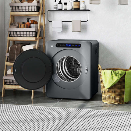 Compact Clothes Dryer, 4kg Capacity, 6 Programs, Touch Control