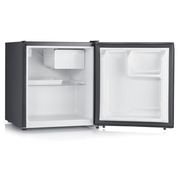 Compact Fridge 45 Litres with 5 L Low-Temp Compartment, Black, 40 dB, Class E