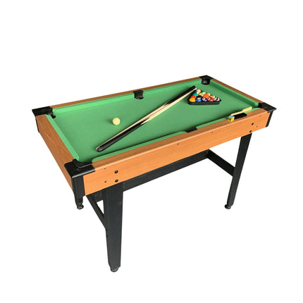 Compact Pool Table with Cues and Balls, MDF Build