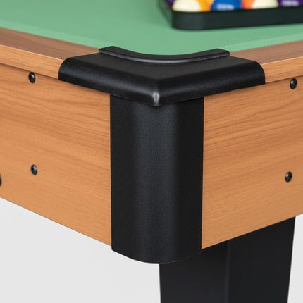 Compact Pool Table with Cues and Balls, MDF Build