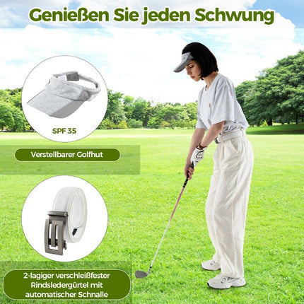 Complete Golf Gift Set for Women Golf Accessories Set of 3 Golf Balls Golf Gift in Gift Box