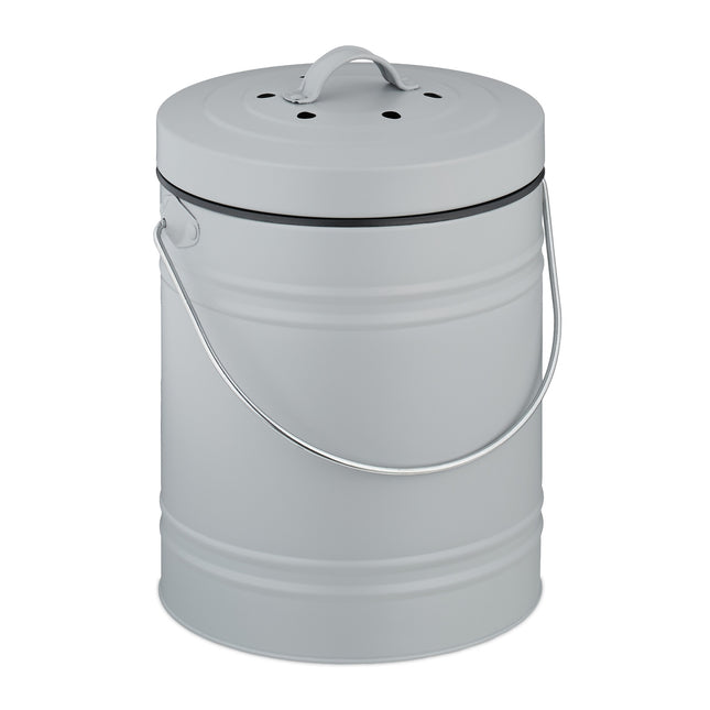 Compostbak met geurfilter, inhoud 5 liter