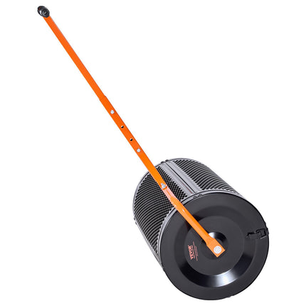 Compost Spreader, 24-Inch Peat Moss Roller, Adjustable Handle