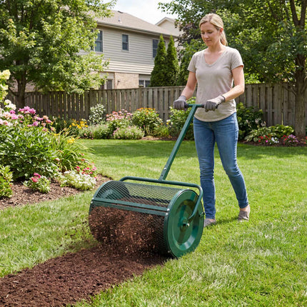 Compost Spreader, Adjustable T-Handle, 0.077 m3