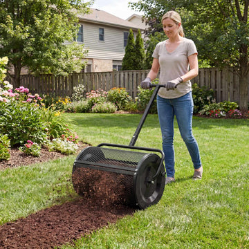 Compost Spreader, Adjustable T-Handle, 0.077 m³
