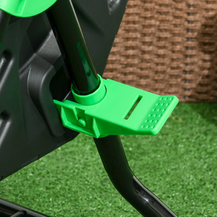 Rotating 65L plastic composter - weatherproof with ventilation