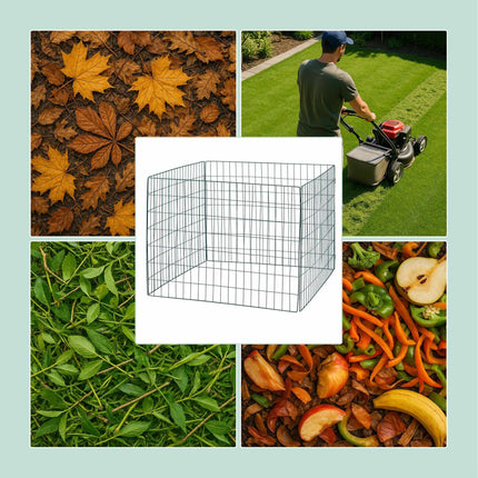Compost grid in metal, 3-pack