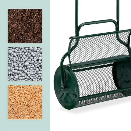 Compost spreader for garden 65 liters