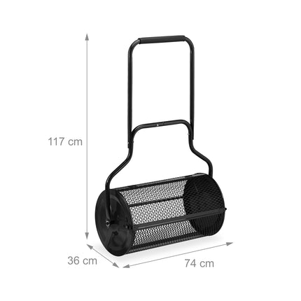 Compost spreader for garden 65 liters