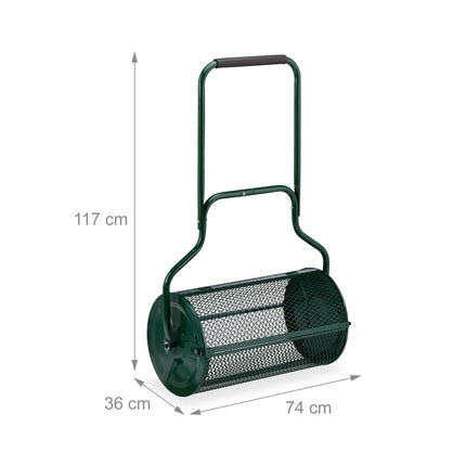 Compost spreader for garden 65 liters