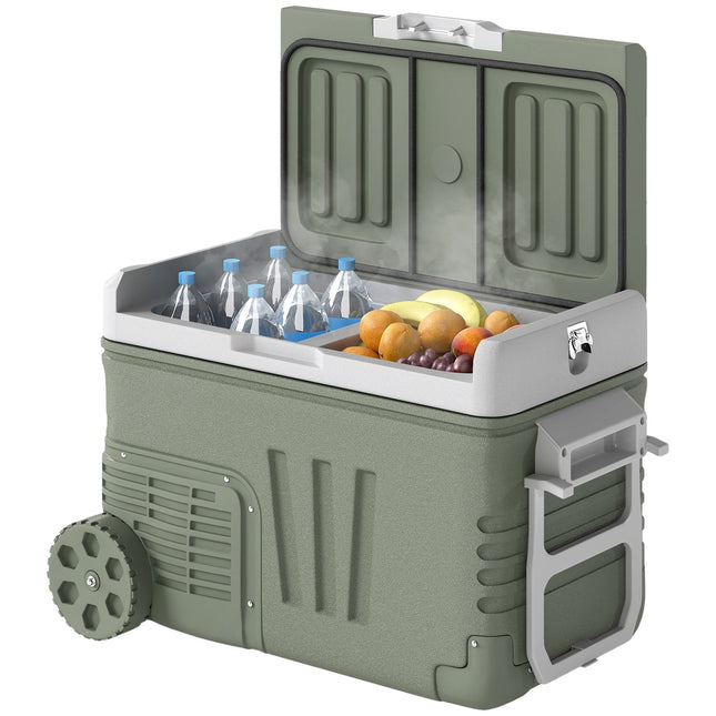 Compressor cooler, 33L - Silent, LED, 12/230V, Green