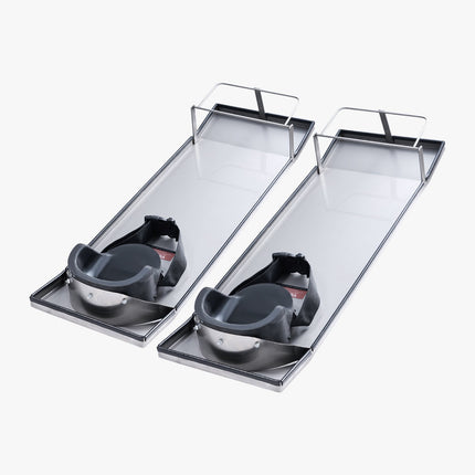 Concrete Knee Boards, Stainless Steel, 30 x 10 in, 2-Pack