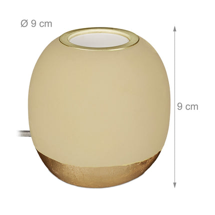 Concrete table lamp