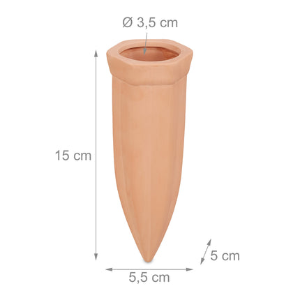 Cone in clay for irrigation in sets of 6