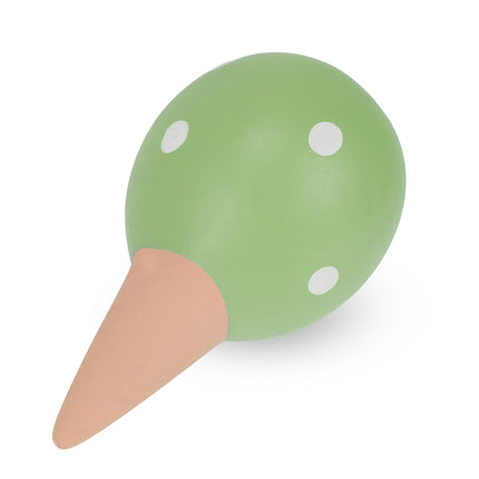 Cone of green clay, set of 4
