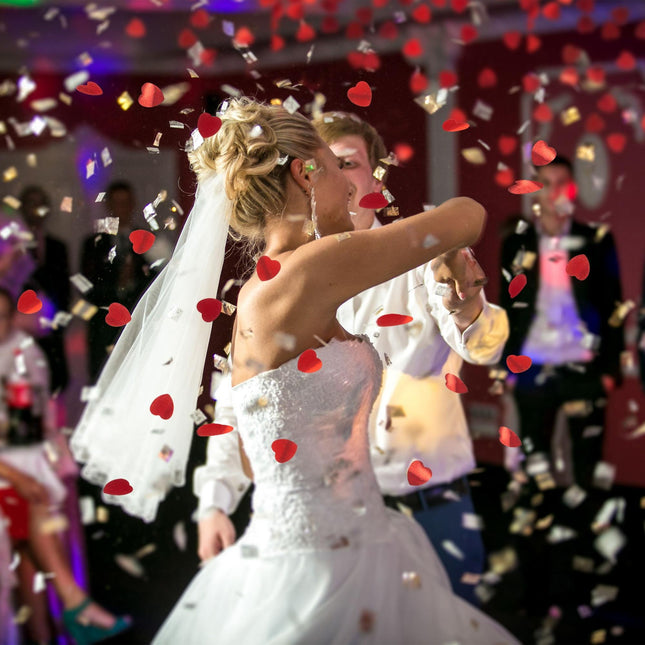 Confetti cannon 40 cm hearts