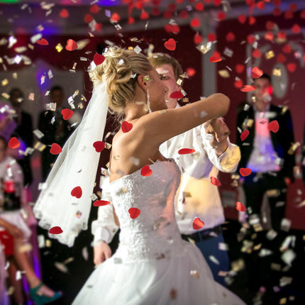 Confetti cannon 80 cm hearts