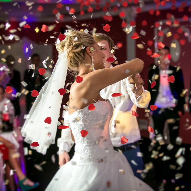 Confetti cannon 80 cm hearts