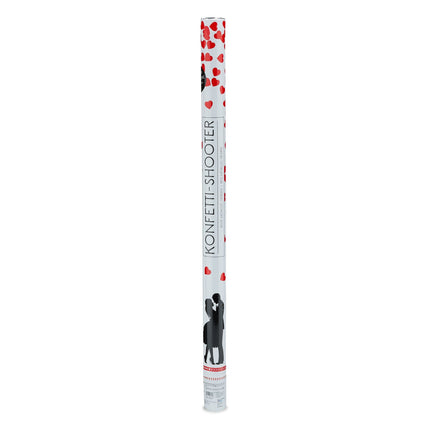 Confetti cannon 80 cm hearts