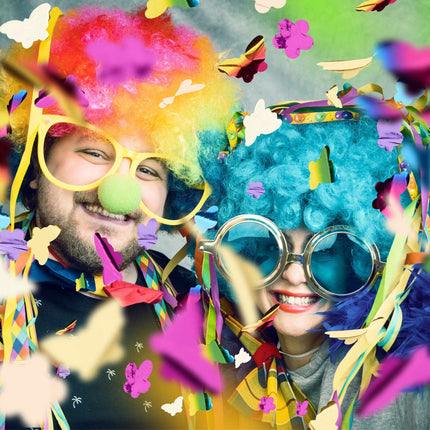 Confetti cannon butterflies