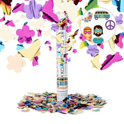 Confetti cannon butterflies