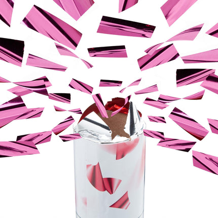 Confetti cannon pink