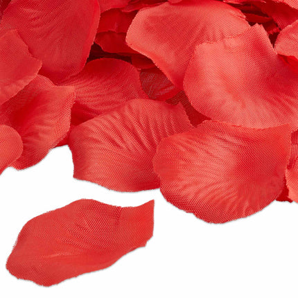 Confetti cannon red rose petals